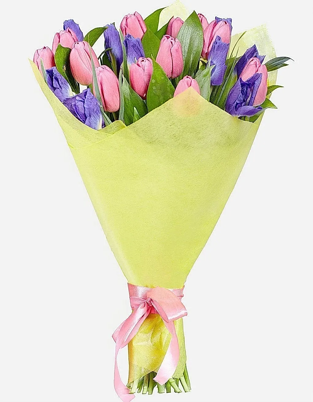 Tulips and Iris Bouquet