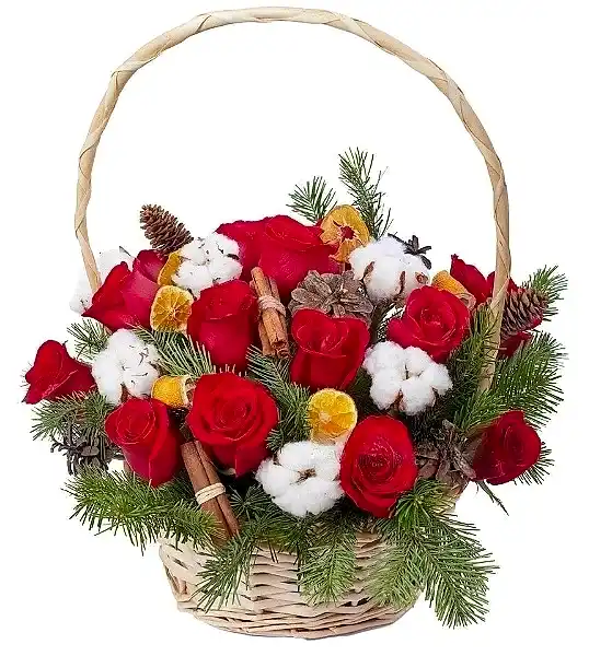 New Year&#039;s Basket